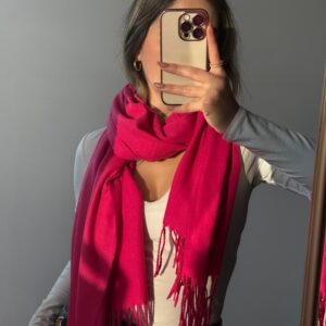 Bufanda Cashmere Fucsia