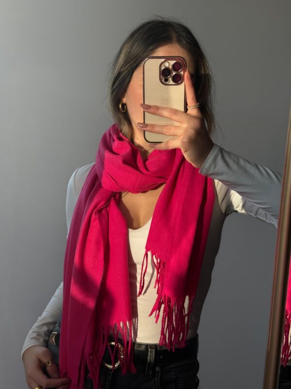 Bufanda Cashmere Fucsia