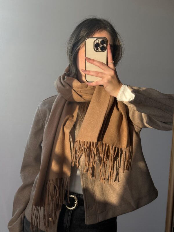 Bufanda Cashmere Café - Imagen 5
